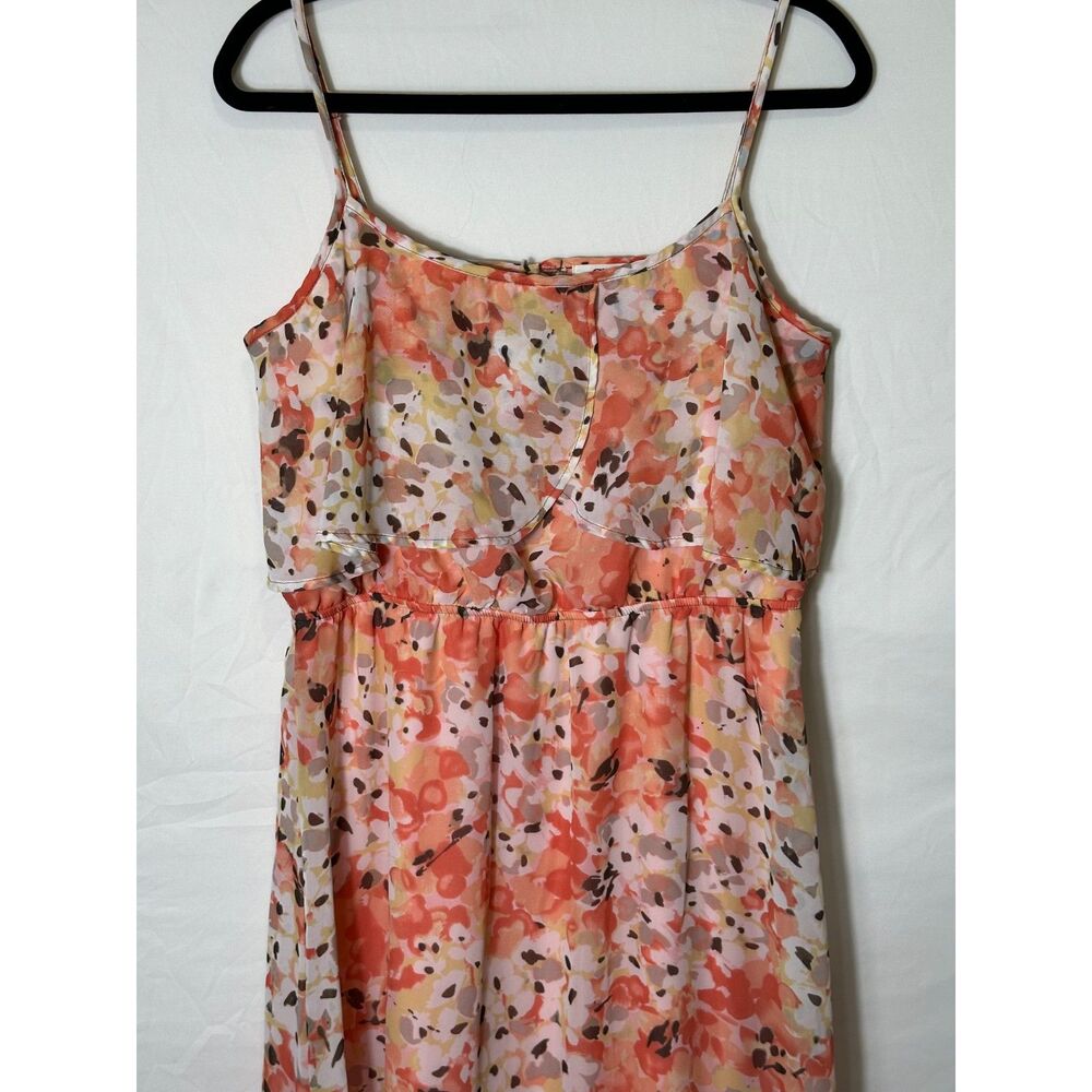 Cato Women's Floral Maxi Dress with Adjustable Straps Ruffle Bodice, Size M - Picture 5 of 5